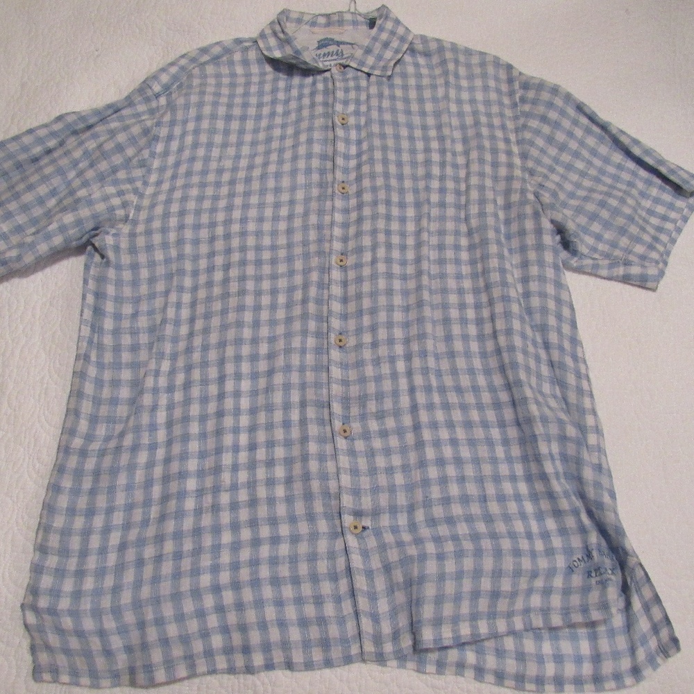 Tommy Bahama Large Short Sleeve Casual Button Down